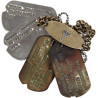 Chain Bracelet and Dog Tags, Sgt. Francis Weiss, Medic, ETO