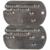 Chain Bracelet and Dog Tags, Sgt. Francis Weiss, Medic, ETO