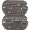 Gourmette et plaques d'identité, Sgt. Francis Weiss, Medic, ETO