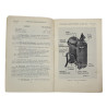 Manual, Technical, TM 3-375, Portable Flame Throwers M1 and M1A1, 1943, Pfc. John Balfe, US Marine Corps