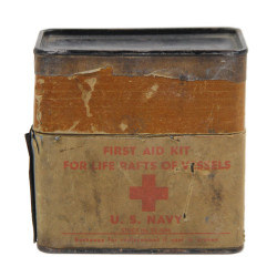 Box, First-Aid Kit for Life Rafts of Vessels, US Navy