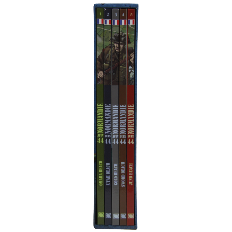 Normandy June 44, Landing beaches - Box 5 tomes