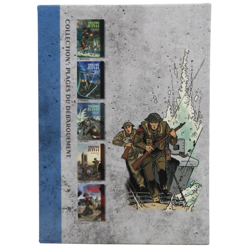 Normandy June 44, Landing beaches - Box 5 tomes