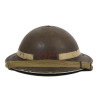 Helmet, Mk II, British, 1942, Beach Group, Military Police Helmet, Mk II, British, 1942, Beach Group, Military Police