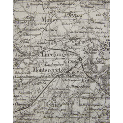 Map, German, Normandy, 1943