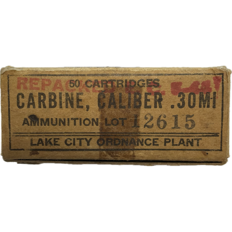 Box, cartridges, cal. 30 M1, LAKE CITY ORDNANCE PLANT Box, cartridges, cal. 30 M1, LAKE CITY ORDNANCE PLANT