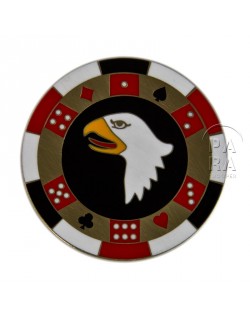 Coin, 101st airborne, poker