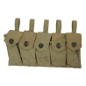 Porte-grenades, 5 compartiments, US Army,  J.Q.M.D. 1944
