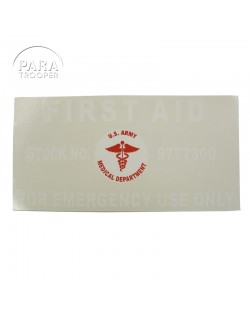 Sticker for First Aid Kit, Motor, Vehicle