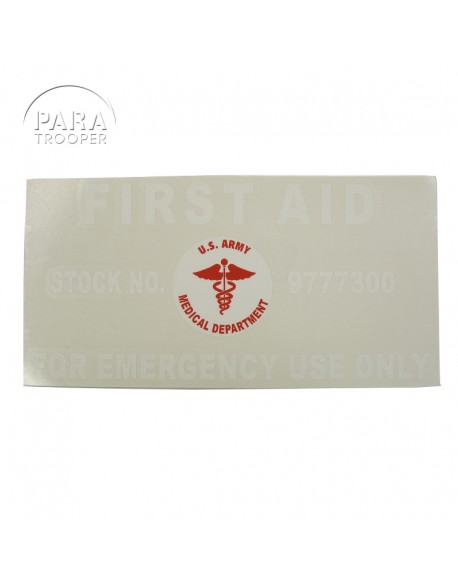 Sticker for First Aid Kit, Motor, Vehicle