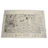 Map, US Army, Valognes, Azeville, Ravenoville, St Marcouf, 1943