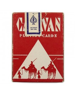 Cards, Playing, Caravan, Red
