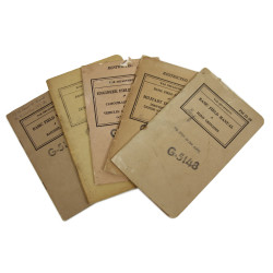 Lot, Field Manuals, Sgt. Allen Guy, 171st Engineer Combat Bn.