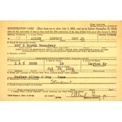 Lot de manuels de campagne, Sgt. Allen Guy, 171st Engineer Combat Bn.