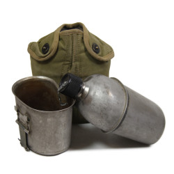 Canteen, US Army, Complete, British Made, 1944