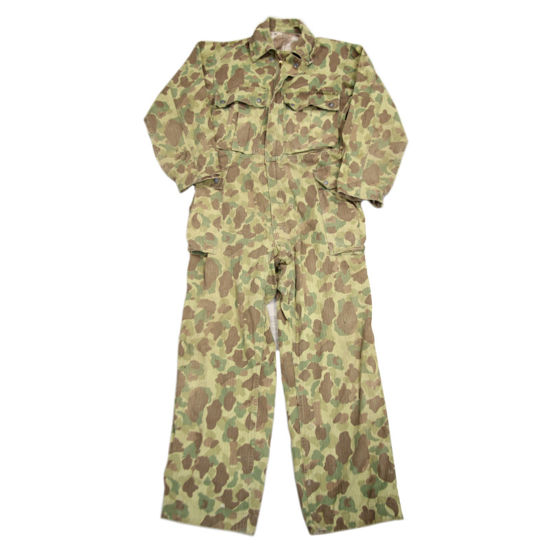 Coverall, HBT (Herringbone Twill), Camouflage, US Army & USMC Coverall, HBT (Herringbone Twill), Camouflage, US Army & USMC