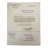 Documents, 2nd Lt. Jean Le Bailly, French Tactical Liaison Officer, 4th Infantry Division, ETO
