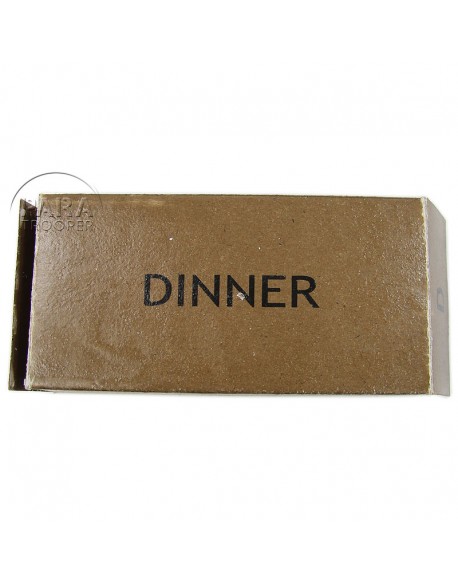 Ration K, Dinner, 2e type