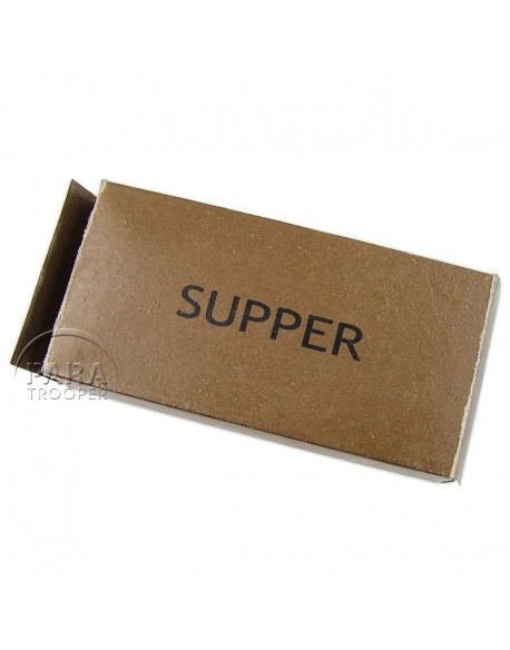 Ration K, Supper, 1er type