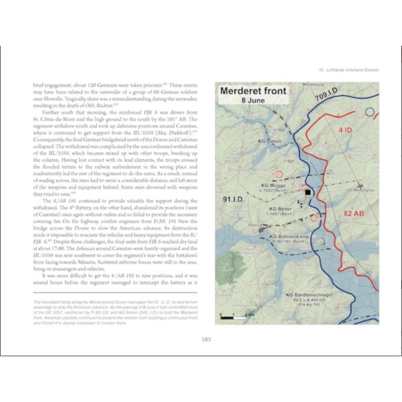 Book, Defending Normandy, German Chain of Command, Infantry Divisions on the Cotentin