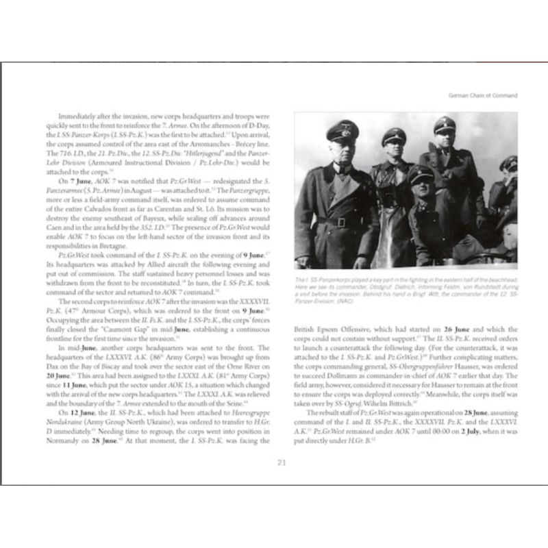 Livre, Book, Defending Normandy, German Chain of Command, Infantry Divisions on the Cotentin