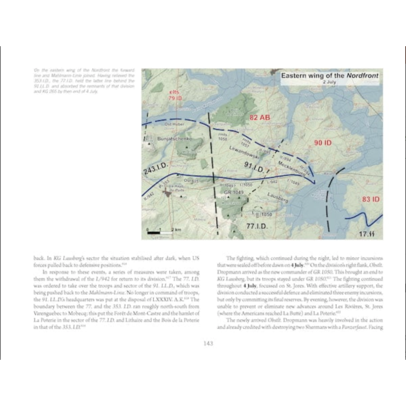 Book, Defending Normandy, German Chain of Command, Infantry Divisions on the Cotentin