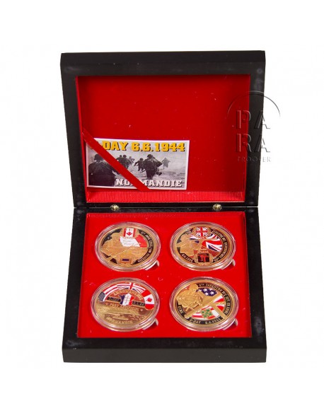 Box 4 Coins Commemoratives