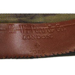 Calot officier, chocolat, taille 55, British Made, E.W. Vero & Co., 1944