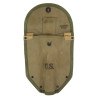 Shovel, Folding, M1943, A.F. & H. CO. 1943, with 1st Type Carrier, J.Q.M.D. 1943