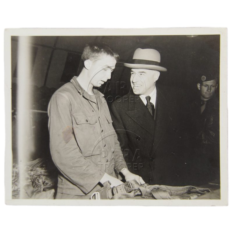 Photo, Edward Stettinius, Newbury, April 1944 Photo, Edward Stettinius, Newbury, April 1944