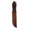 Couteau de combat, MK 2, KA-BAR, US Navy, avec fourreau en cuir