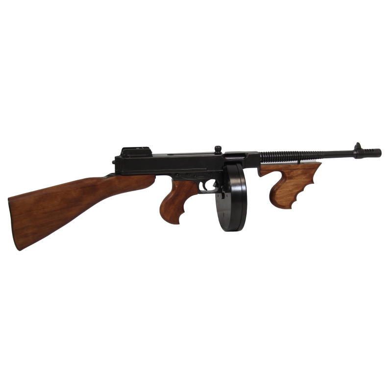 Submachine gun, Thompson M-1928, Front Grip & Drum