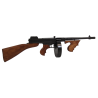 Submachine gun, Thompson M-1928, Front Grip & Drum