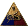 Crest, DUI, 5th Armored Division, Pinback, GEMSCO N.Y.