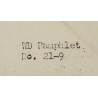 Document dactylographié, Calisthenics, US Army, 1945