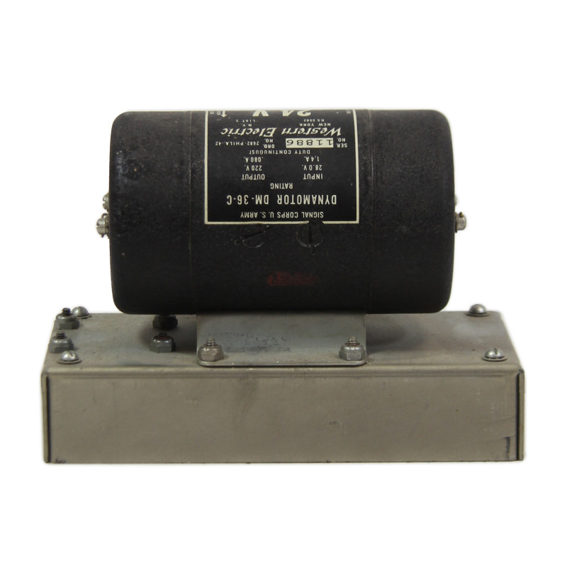 Moteur dynamo, DM-36-C, 1942, Troupes blindées