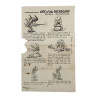 Notice d'utilisation, claie de portage, US Army, Packboard Notice d'utilisation, claie de portage, US Army, Packboard