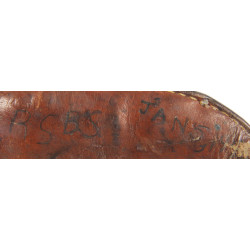 Couteau de combat, KA-BAR, OLEAN, N.Y., avec fourreau en cuir