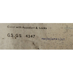 Carte britannique, Defences, BARNEVILLE, Normandie, 1944, TOP SECRET