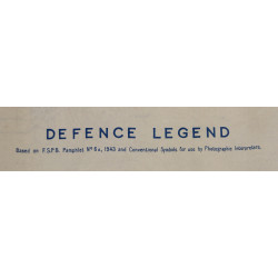 Carte britannique, Defences, BARNEVILLE, Normandie, 1944, TOP SECRET