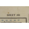 Carte britannique, ISERNIA, Italie, 1943, 504th PIR, 82nd Airborne Division
