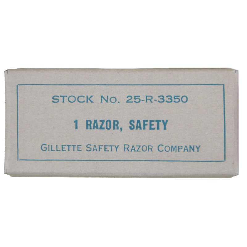 Rasoir de sureté, US Army, Stock No. 25-R-3350