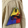 Shirt, Cotton, Khaki, 8Henry Broemsen, ARC Field Director, 8th Armored Division