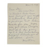 Lettre, Pvt. Ray Geddes, Camp Toccoa, 501st PIR, 1943