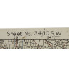 Carte, Saint-Hilaire-du-Harcouët, Normandie, 1944, 90th Infantry Division