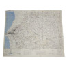 Map, British GRANVILLE, Normandy, 1944, 6th Armored Division