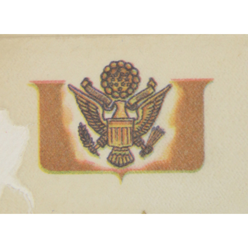 Papier à lettre, US Army, feuillets & enveloppes assorties