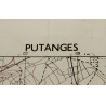 Map, Allied, PUTANGES, Normandy, 1944, 11th Armoured Division Map, Allied, PUTANGES, Normandy, 1944, 11th Armoured Division