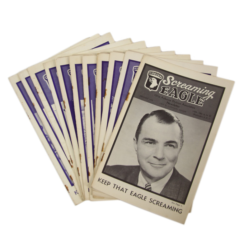 Newsletters, Screaming Eagle, 101st Airborne Division Association, 1956, T/5 George Gillespie, Serv. Co., 502nd PIR Newsletters, Screaming Eagle, 101st Airborne Division Association, 1956, T/5 George Gillespie, Serv. Co., 502nd PIR