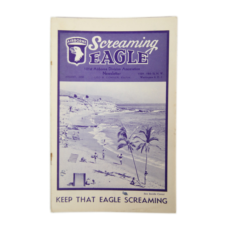 Bulletins Screaming Eagle, 101st Airborne Division Association, 1956, T/5 George Gillespie, Serv. Co., 502nd PIR